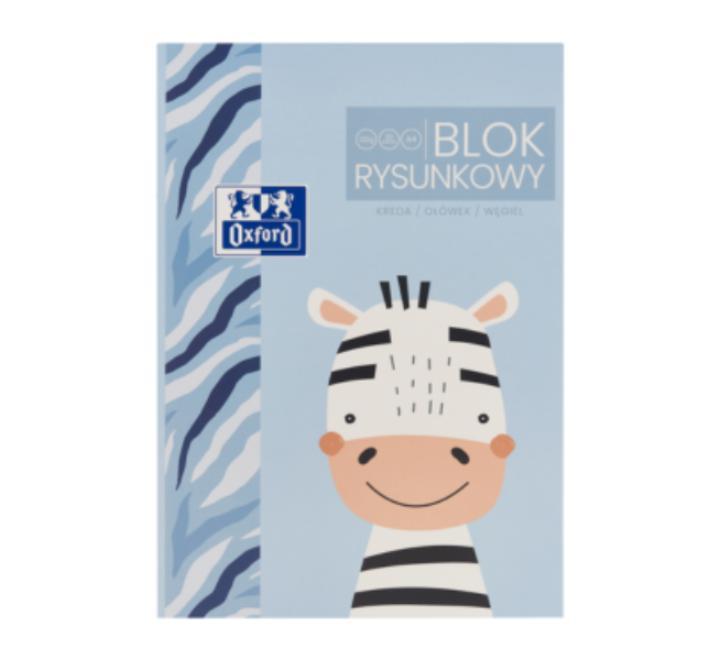 Bloc desen Oxford Kids A4 20 file,120 g/mp