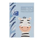 Bloc desen Oxford Kids A4 20 file,120 g/mp