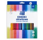 Creioane colorate triunghiulare 24 culori Oxford