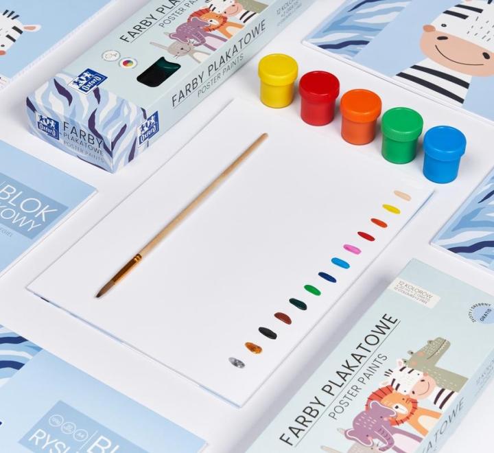 Acuarele guase Oxford Kids 14 culori