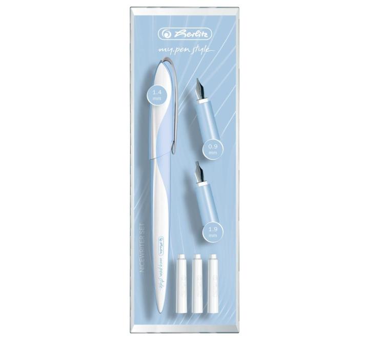 Töltőtoll my.pen style különböző heggyel+ 3 patronnal