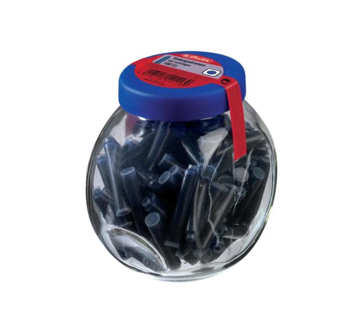 Tintapatron készlet 100/szett Herlitz kék