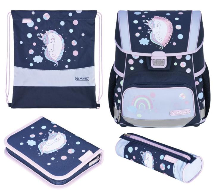 Ghiozdan echipat mini, motiv Unicorn Dreams