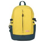 Rucsac modern fit, galben/verde