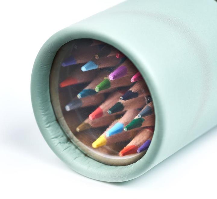 Creioane colorate Oxford Kids 26 culori, diverse motive