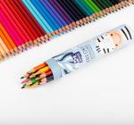 Creioane colorate Oxford Kids 12 culori, diverse motive