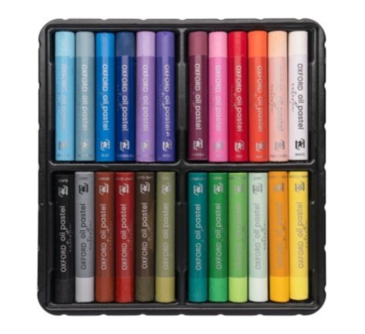 Creioane cerate Oxford Oil Pastel 24 culori
