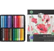 Creioane cerate Oxford Oil Pastel 24 culori
