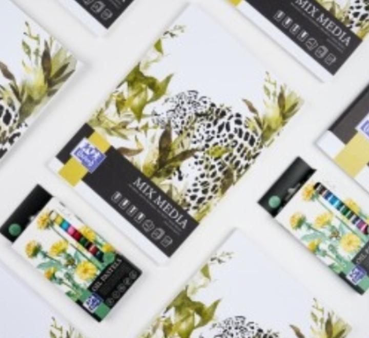 Creioane cerate Oxford Oil Pastel 12 culori