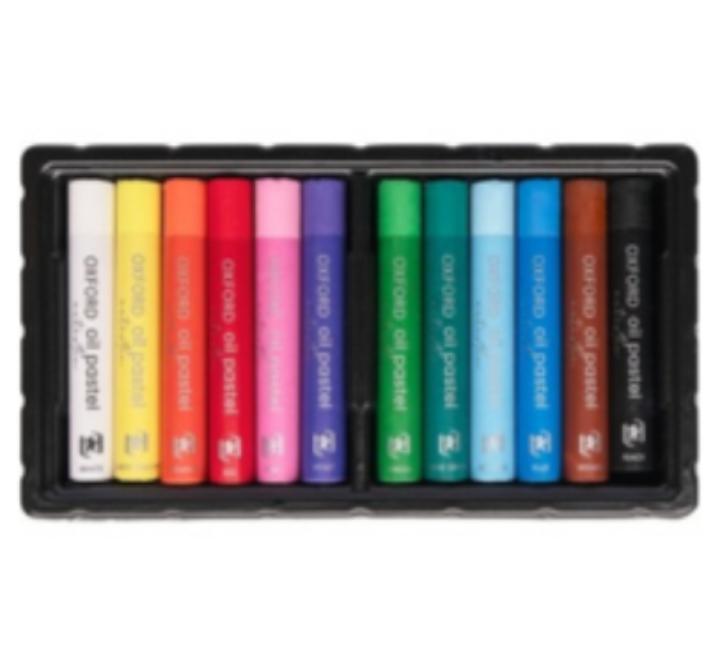 Creioane cerate Oxford Oil Pastel 12 culori