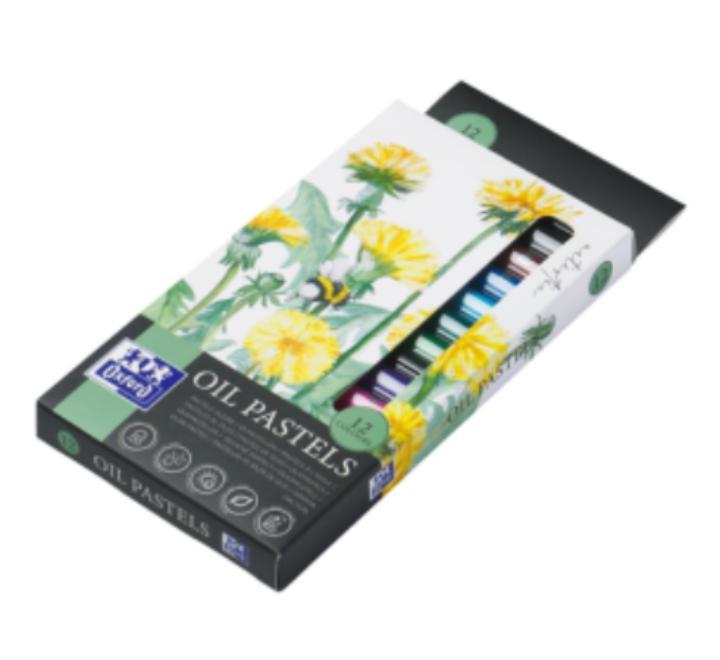Creioane cerate Oxford Oil Pastel 12 culori