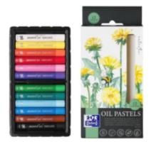 Creioane cerate Oxford Oil Pastel 12 culori