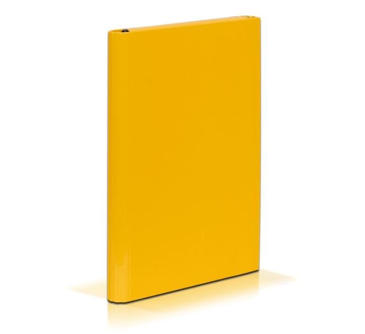 Mapa carton plastifiat cu arici 30mm galben