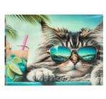 Személyre szabott mappa gombbal A4 PP Cat