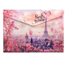Mapa personalizata cu buton A4 PP Paris