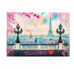 Személyre szabott mappa gombbal A4 PP Paris