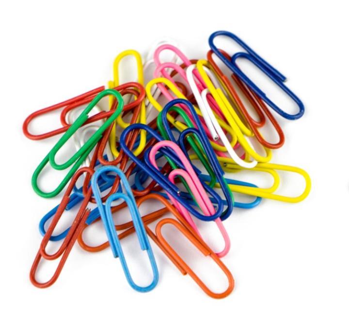 Gémkapocs szines 28mm