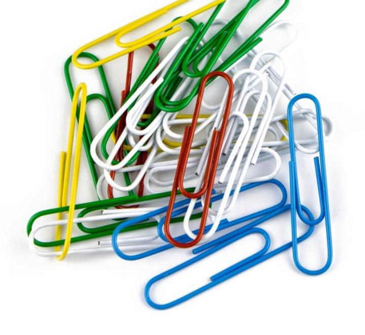 Gémkapocs szines 50mm zinc