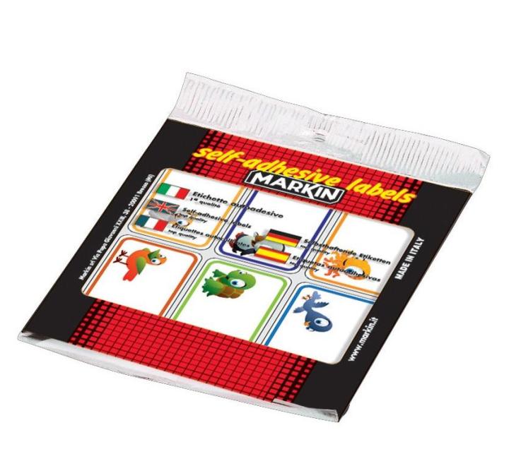 Füzet címke 70x37mm 30drb