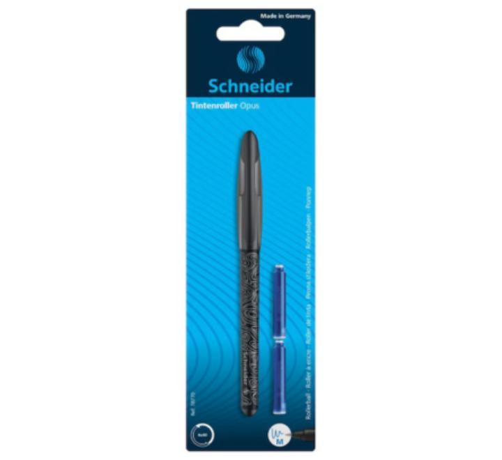 Roller Schneider Opus + 2 rezerve/blister negru
