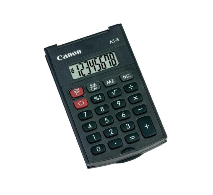 Canon AS8 8 számjegyű zsebszámológép