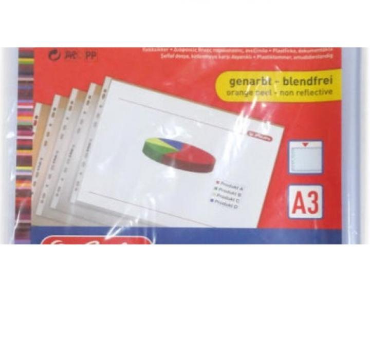 Védőfólia A3 10/szett Herlitz 80 mikron