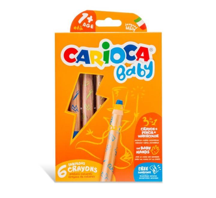 Színes ceruza 3:1 bébi 1+ 6/szett