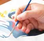 Acuarele tempera Carioca 7 culori 10 ml cu tăviță și pensulă