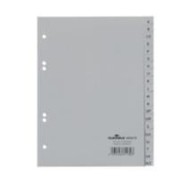 Műanyag index elválasztó A5 A-Z Durable