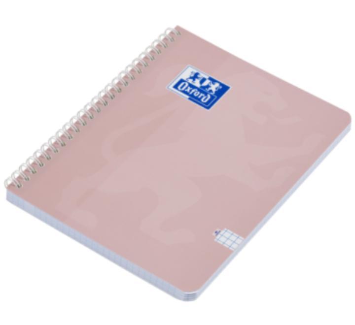 Füzet A4-es, Touch Pastel, soft touch borító, dupla spirálkötés, 80 kockás lap, többszínű pasztell