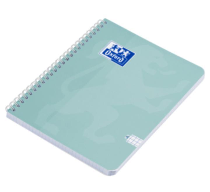 Füzet A4-es, Touch Pastel, soft touch borító, dupla spirálkötés, 80 kockás lap, többszínű pasztell