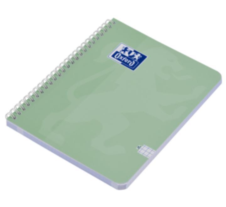 Füzet A4-es, Touch Pastel, soft touch borító, dupla spirálkötés, 80 kockás lap, többszínű pasztell