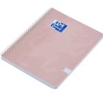 Füzet A4-es, Touch Pastel, soft touch borító, dupla spirálkötés, 80 kockás lap, többszínű pasztell