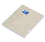 Füzet A4-es, Touch Pastel, soft touch borító, dupla spirálkötés, 80 kockás lap, többszínű pasztell