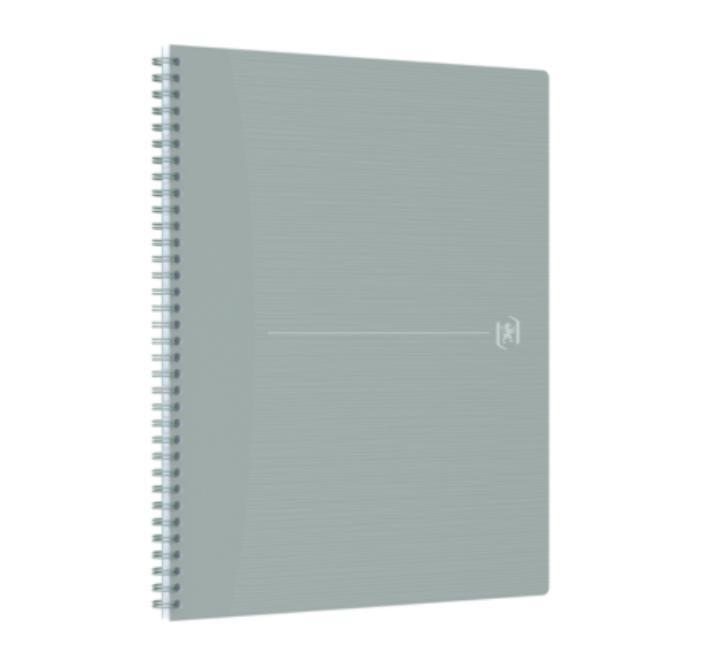 Füzet Oxford Origins A4+ 70 lap, 90 g/m²-es optikai papír, kockás, szürke