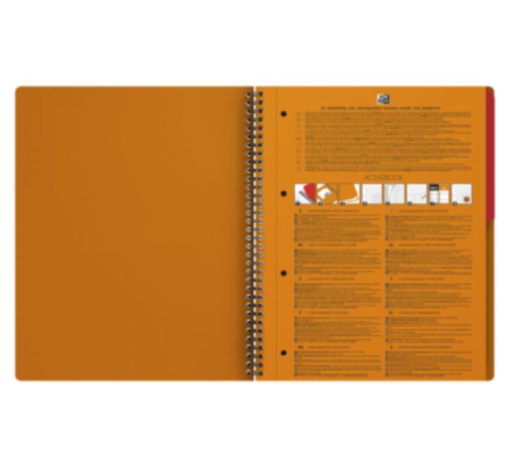 Agenda organizator Oxford international activ book A4+ 80F, spira dubla