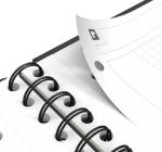 Oxford Meeting Book A4+ 48 oldalas, 90 g/m²-es optikai papír, kockás, szürke