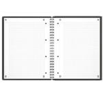 Oxford Meeting Book A4+ 48 oldalas, 90 g/m²-es optikai papír, kockás, szürke