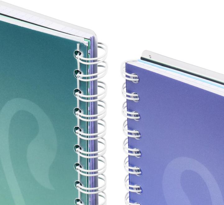 Oxford Project Book szervezőfüzet, A4-es, 80 oldal, 90 g/m²-es optikai papír, kockás, különböző színekben