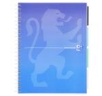 Oxford Project Book szervezőfüzet, A4-es, 80 oldal, 90 g/m²-es optikai papír, kockás, különböző színekben