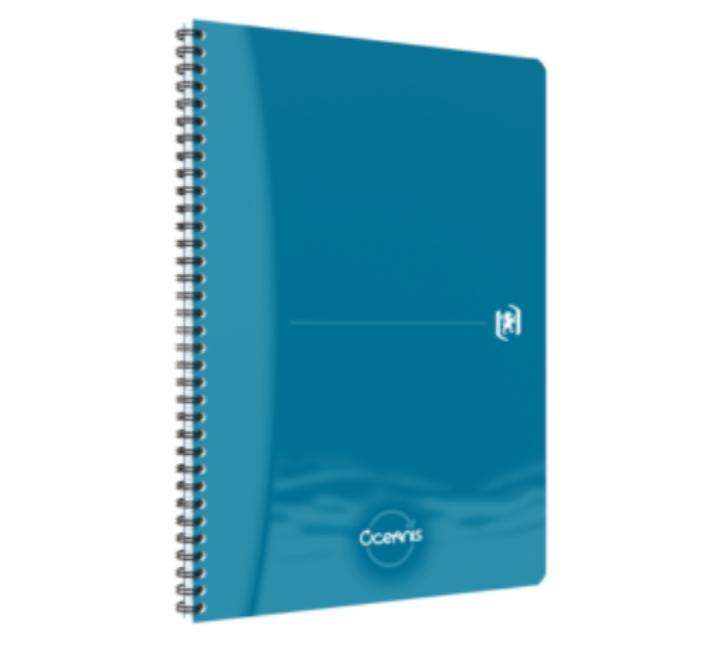 Oxford Office Oceanis A4-es jegyzetfüzet, 90 oldal, 90 g/m²-es optikai papír, kockás, különböző színekben