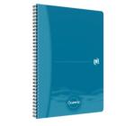 Oxford Office Oceanis A4-es jegyzetfüzet, 90 oldal, 90 g/m²-es optikai papír, kockás, különböző színekben