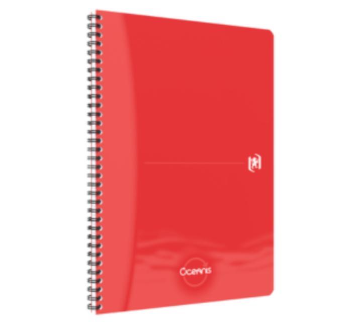 Caiet organizator Oxford office oceanis, A4+ 90f, spira dubla, diverse culori