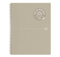 Caiet Oxford origins A4+ 70f hartie optik 90g/mp patratele, bej