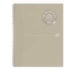 Oxford Origins A4+ füzet, 70 oldal, 90 g/m²-es optikai papír, kockás, bézs