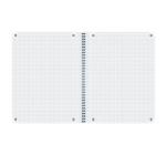 Oxford Origins A4+ füzet, 70 oldal, 90 g/m²-es optikai papír, kockás, sötétkék