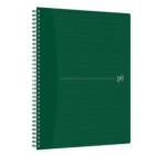 Oxford Origins A4+ füzet, 70 oldal, 90 g/m²-es optikai papír, kockás, zöld