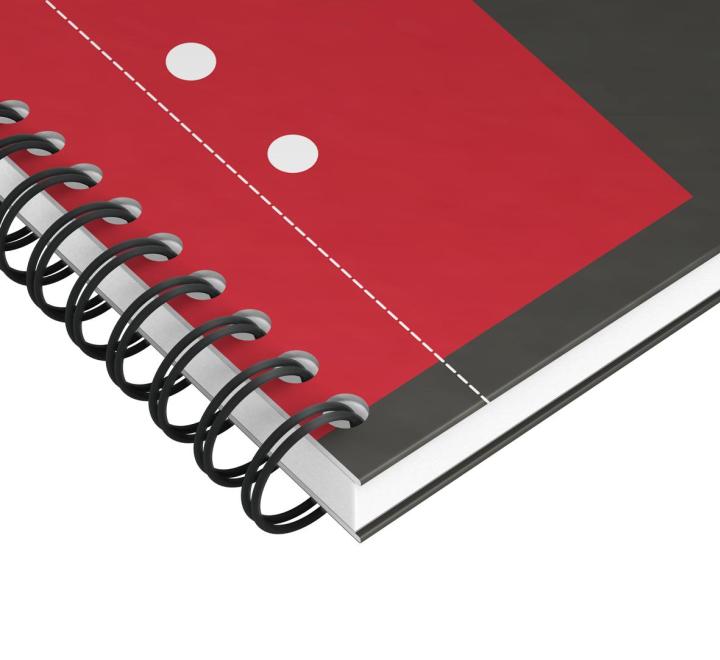 Agenda organizator Oxford international notebook A5+ 80F, spira dubla gri