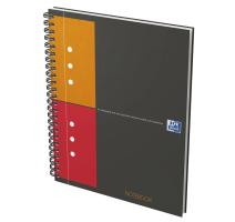 Agenda organizator Oxford international notebook A5+ 80F, spira dubla gri