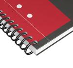 Agenda organizator Oxford international notebook A5+ 80F, spira dubla gri